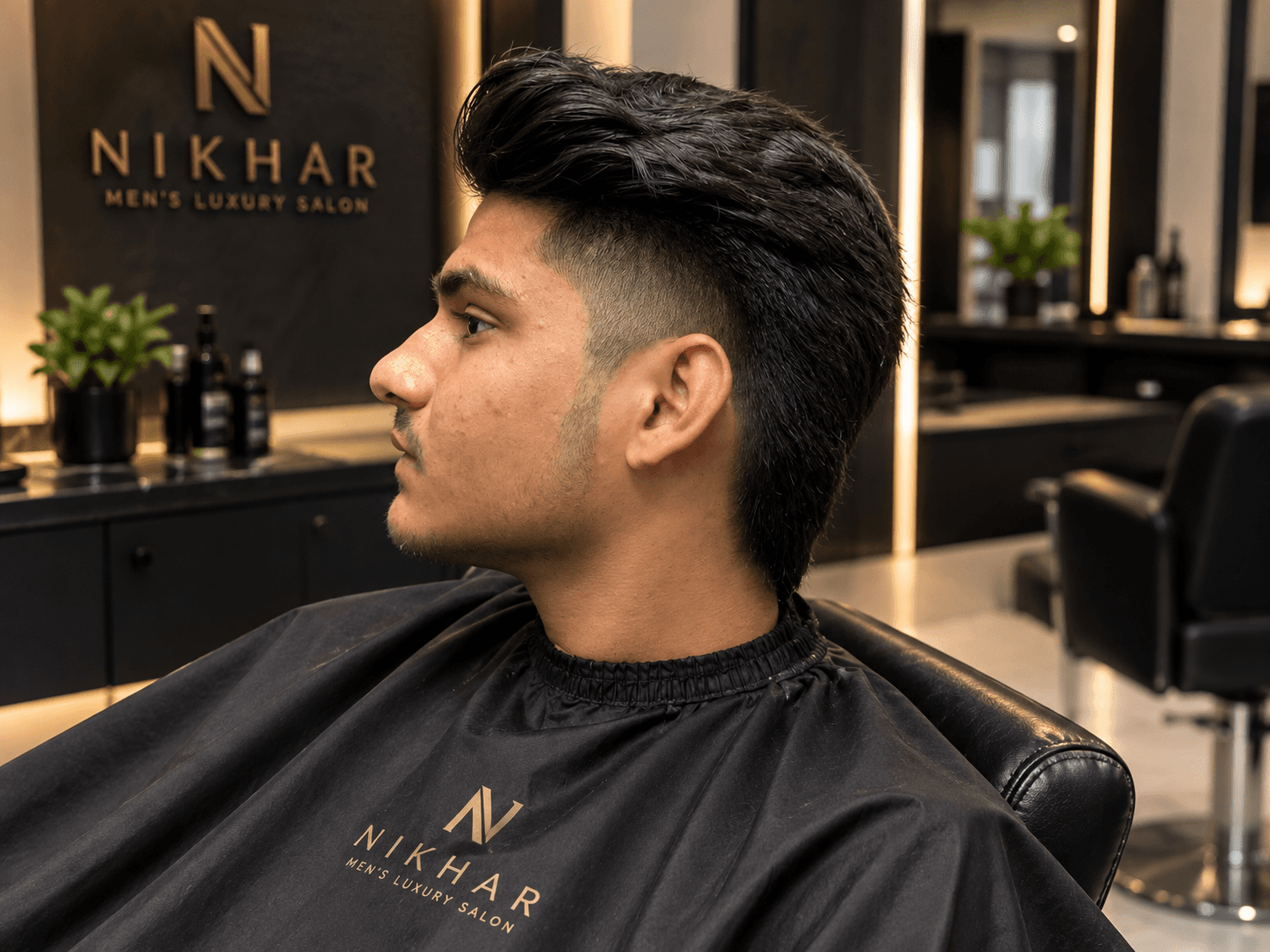 Nikhar Modern Textured Crop & Taper